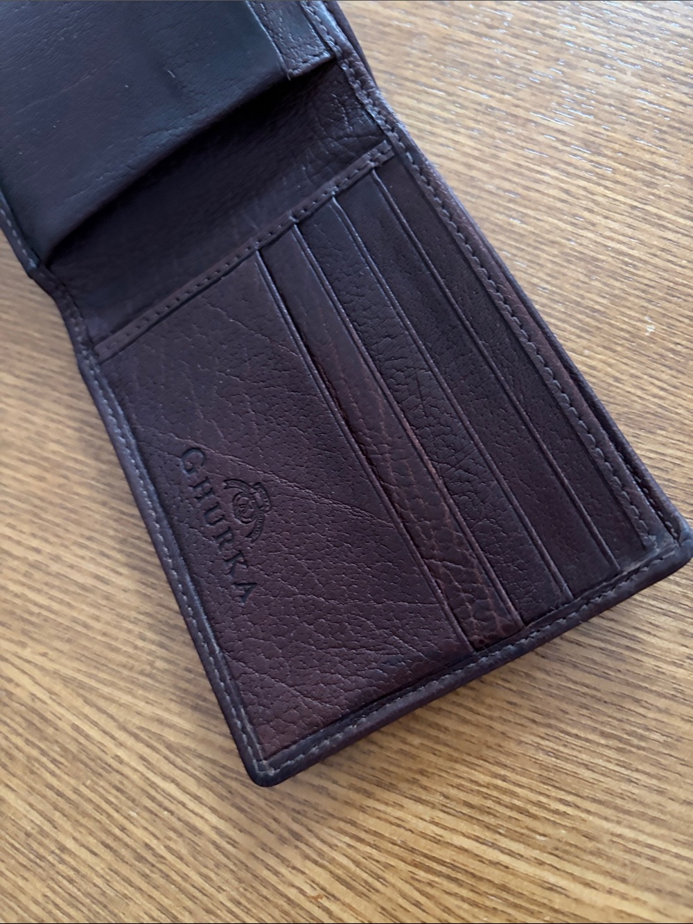 Ghurka Marley Hodgson Original Mens Wallet Bifold Chestnut Leather Vintage - Picture 9 of 15